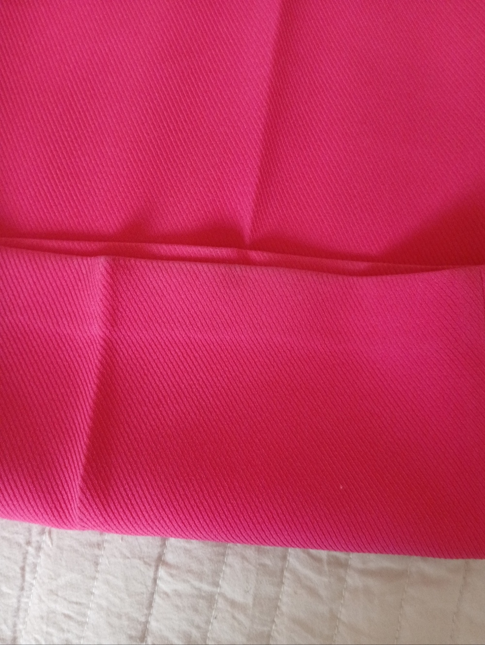 Aqua Wide-Leg High-Waist Trousers in Bright Pink/ Size :XS - Picture 9 of 10